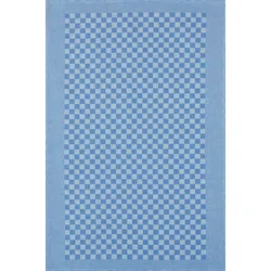 Geschirrtuch Zwirn Baumwolle Blau