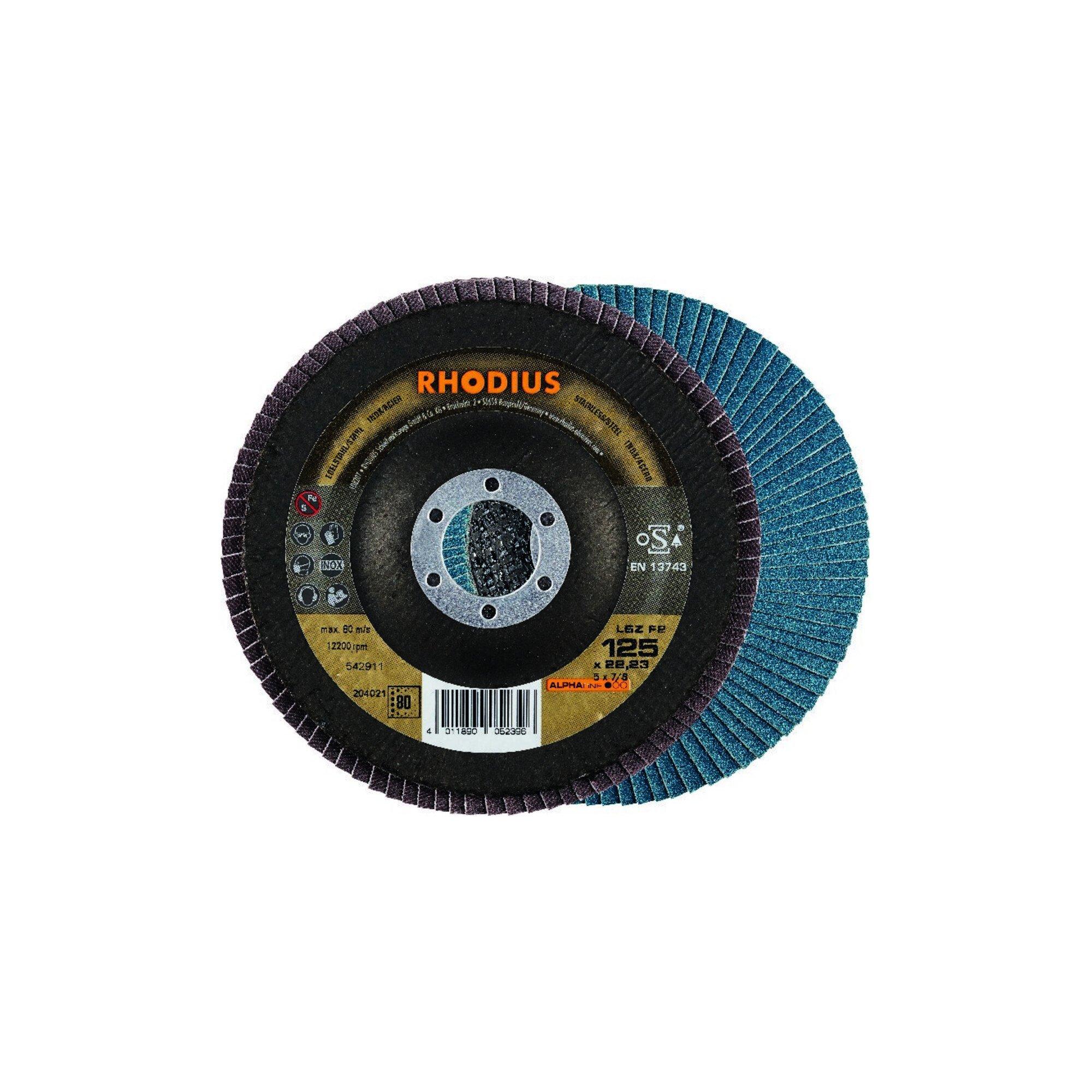 RHODIUS Lamellenschleifscheibe LSZ F2 115mm K 60 (202667)