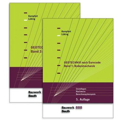 Paket Geotechnik nach Eurocode, Taschenbuch von Hans-Georg Kempfert,Jan Lüking, DIN Media, 978-3-410-28843-5