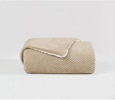 Brooklyn Loom Luxe Chevron 50x70 Throw