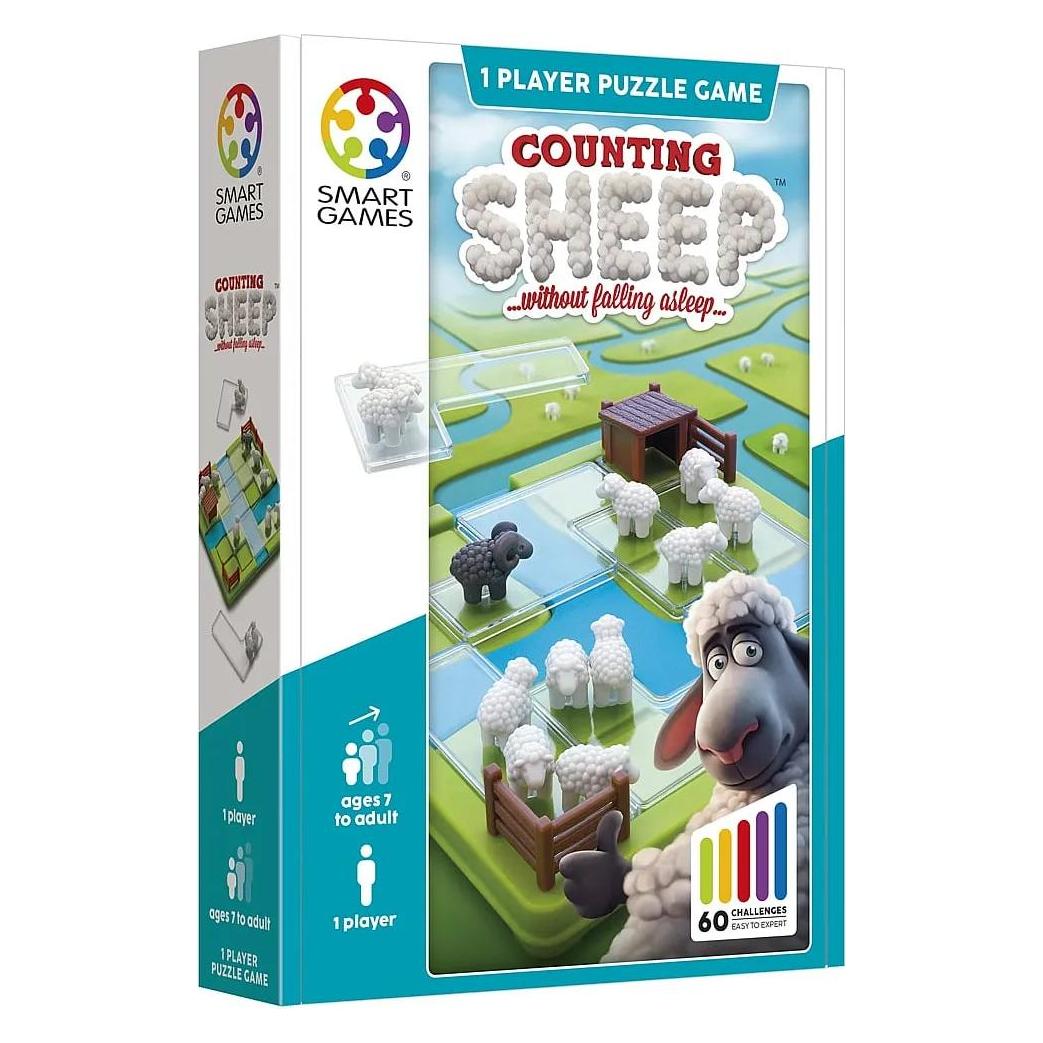 Smart Games Counting Sheep (mult) (Deutsch, Englisch, Französisch, Italienisch, 1 Spieler) (SG2673)
