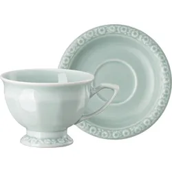 Maria en Vogue Mint Espressotasse 80 ml mit Untertasse