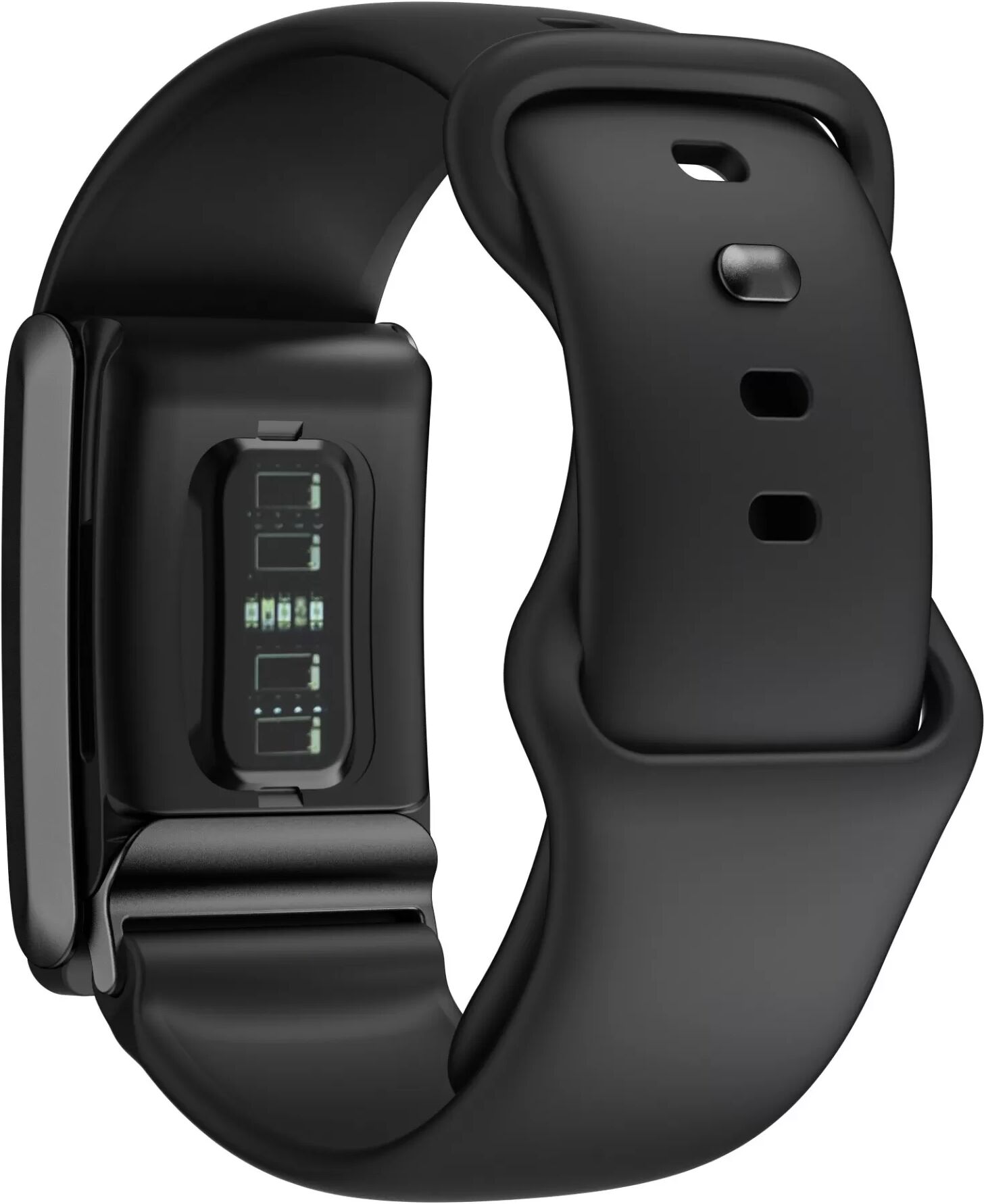 INF Silikon-Ersatzarmband kompatibel mit Whoop 4.0 Fitness Tracker mit Figure-8-Schnalle Schwarz