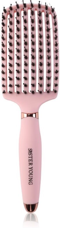 Sister Young OVIA brosse plate pour cheveux Pink BV 1 pcs