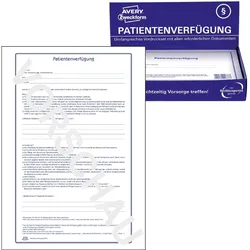 Avery, Formular, 10 Patientenverfügung Formulare 2837
