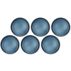 Rose Tulipani ROSE&TULIPANI ARPEGGIO Set mit 6 Suppentellern 21 cm, Teller, Blau