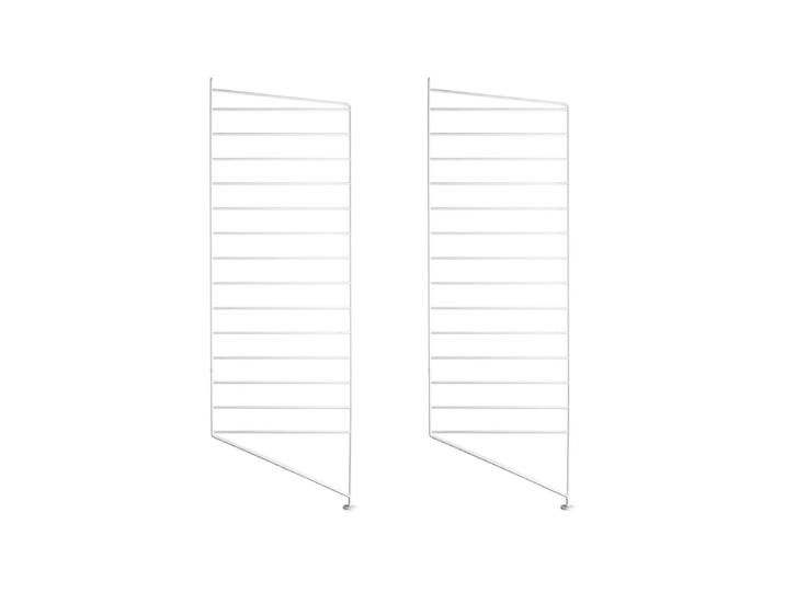 String - Bodenleiter für String Regal 85 x 30 cm (2er Set), weiss