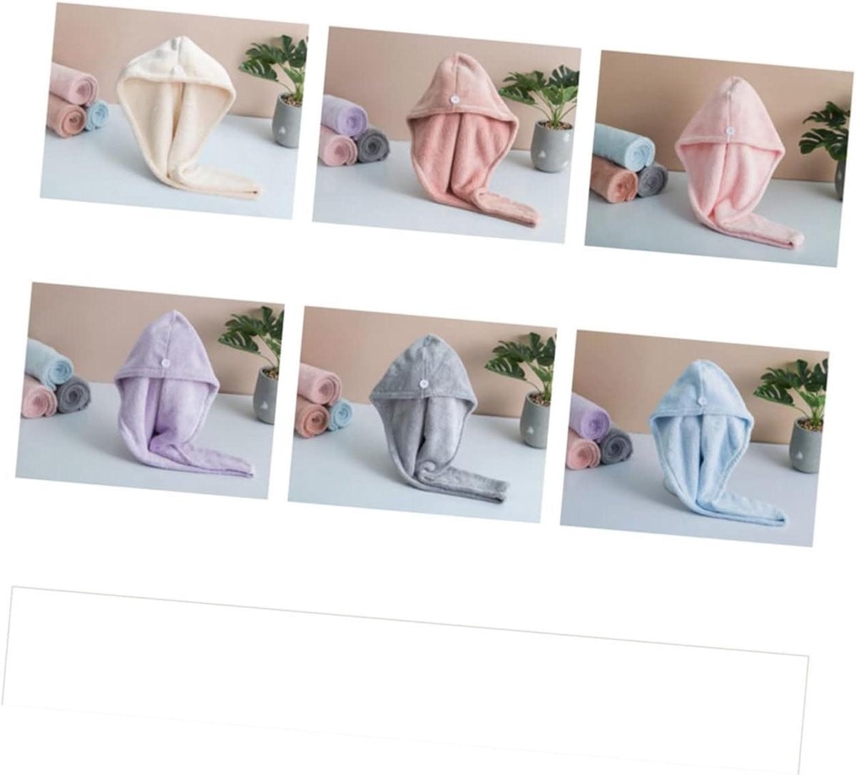 Haardroogkap Koraal Sneldrogende hoofddoek Violet 65 x 25 cm