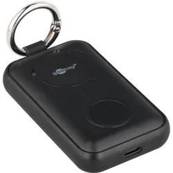 Goobay Wireless Powerbank für Apple Watch und AirPods, Mini-Powerbank, 5W, 2.500mAh, mit Schlüsselring (2500 mAh, 5 W), Powerbank
