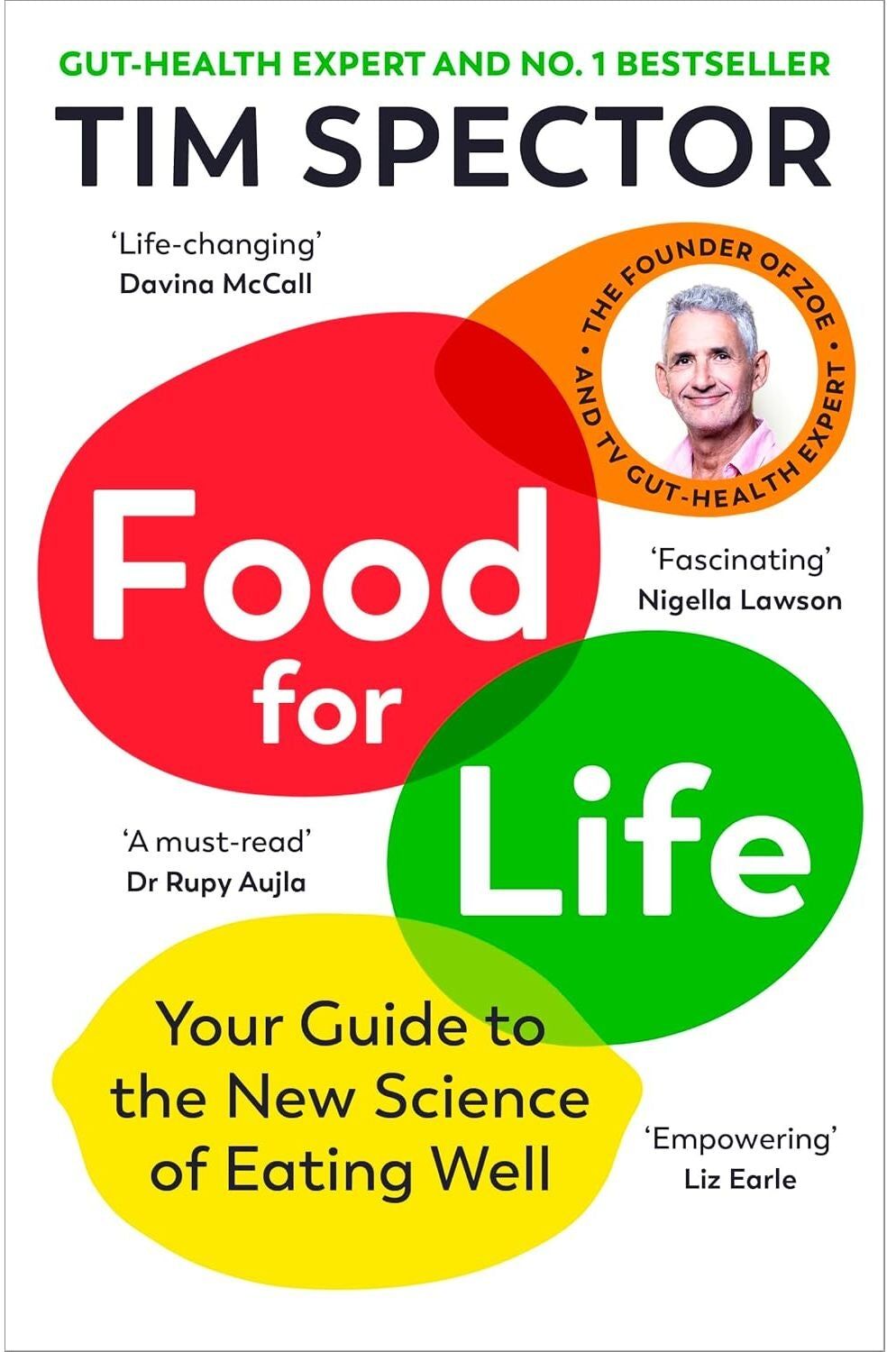Jonathan Cape/Vintage Food for Life and The Food for Life Cookbook 2 Books Collection Set by Tim Spector