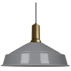 Bamyum Asletl Vintage Hängelampe Industrial aus Metall Grau Hängelampe