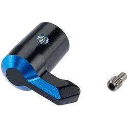 RockShox Verstellknopf Aluminium schwarz/blau