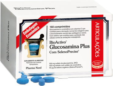 Bioactivo Glucosamina Plus Articulações 160 comprimidos