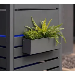 Westmann Metall Blumenkasten Planum | Anthrazit | 50x12x16 cm - Anthrazit