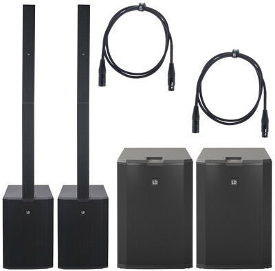 LD Systems Maui 44 G2 Power Bundle Schwarz