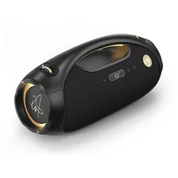 PEAQ ICONIC Vibe 2 PPA 600-RW Bluetooth Lautsprecher, Schwarz, Wasserfest