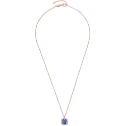 Tchibo - 925 Silber Kette »Blau Cluster« - weiß