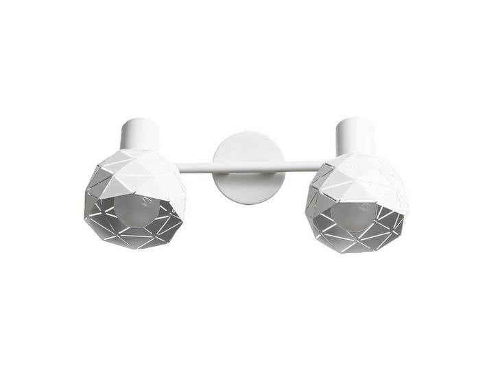 Strahler Reus, Weiß, Metall, 30x17 cm, RoHS, Lampen & Leuchten, Innenbeleuchtung, Spots & Strahler, Deckenspots