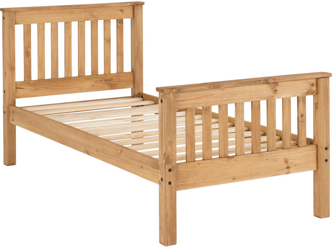 Three Posts Ursina Bed Frame Waxed Pine Single (3')