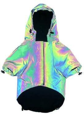Happy Pet Pantry Dog Hoodie: Reflective Windbreaker For Large & Small Dogs 2XL A