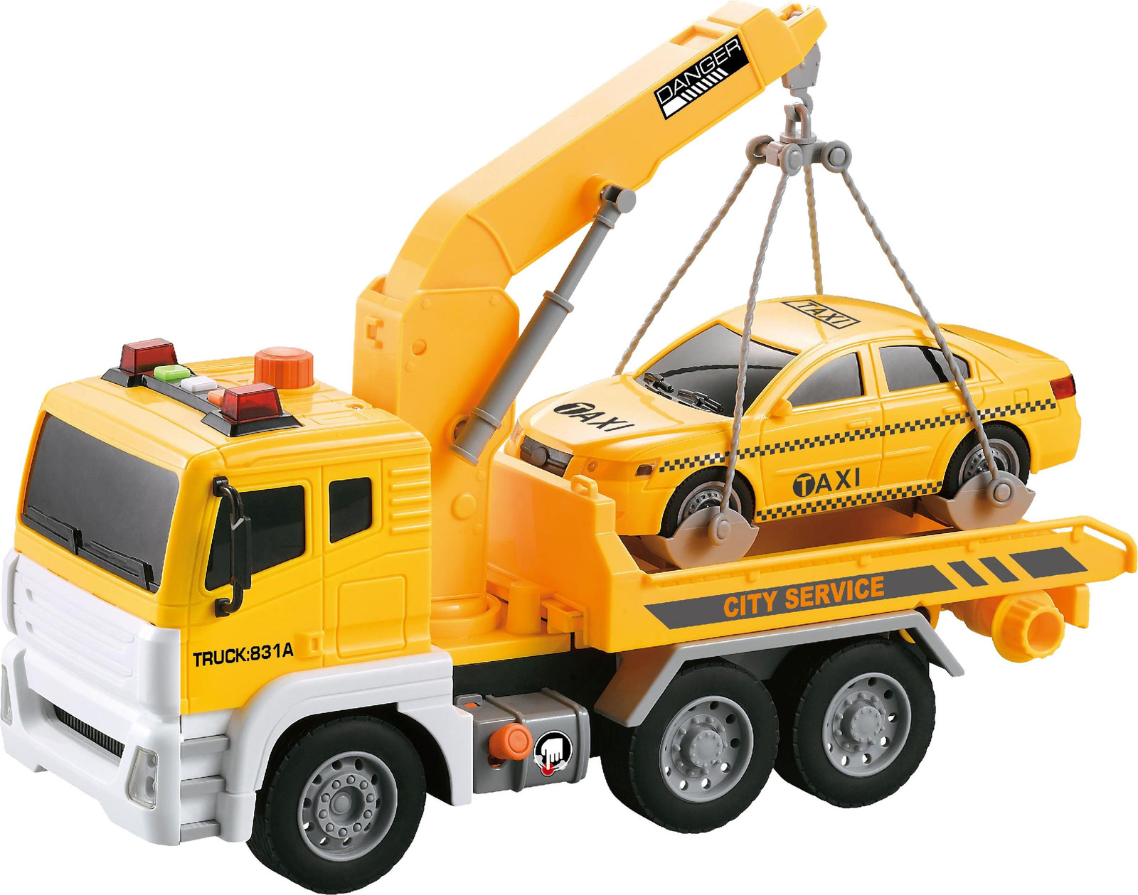 Wiky Trekker met taxi en accessoires, 30 cm