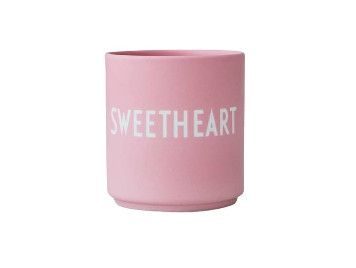 Design Letters - AJ Favourite Porzellan Becher, Sweetheart / pink