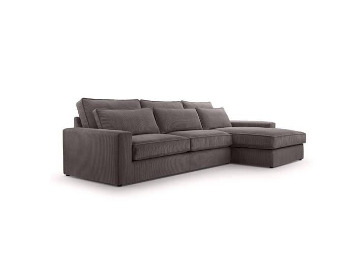 Fedve Ecksofa 4 Sitzer Medan Mini, Hellbraun, L-Form, 276x176 cm, Wohnzimmer, Sofas & Couches, Wohnlandschaften, Ecksofas