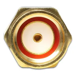 DeLOCK 88475 Koaxialkabel 0,32 m RP-SMA Gold, Schwarz