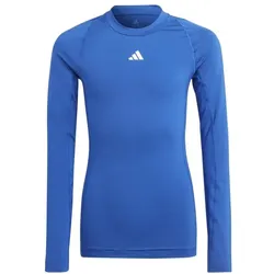 adidas Techfit Funktionsshirt Langarm Kinder - blau - 128
