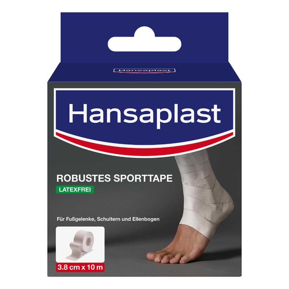 Beiersdorf AG Hansaplast Robustes Sporttape 3,8 cm x 10m Weiß 18190805