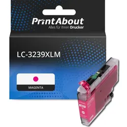 Druckerpatrone kompatibel mit Brother LC-3239XLM - Magenta - Hohe Kapazität