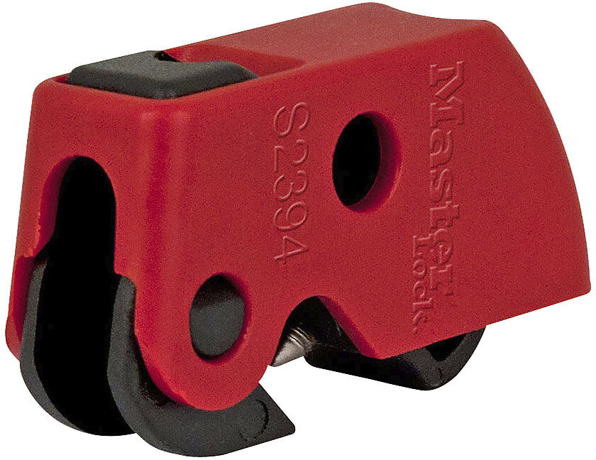 Mini Leitungsunterbrecher-Verriegelung, werkzeugfreie universelle Passform, VE 12 Stk, Kunststoff Masterlock