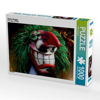 CALVENDO Puzzle Grüne Waggis | 1000 Teile Lege-Größe 64x48cm Foto-Puzzle für glückliche Stunden