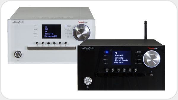 Advance Paris UX 1 Netzwerk Streamer CD Player DAB+ Tuner *weiss* AA29136