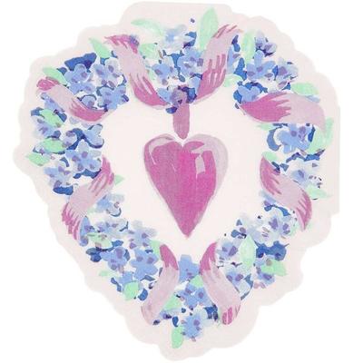 Serviette Herz Kranz, MIX
