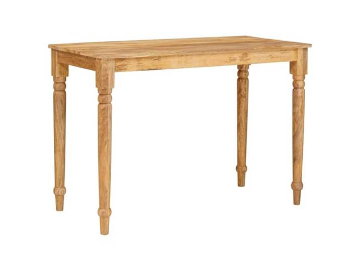 Couchtisch, rechteckig, 110 x 55 x 77 cm, Mangoholz, massiv, Braun