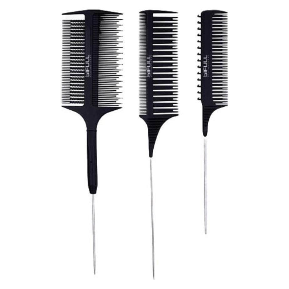 Bifull Pack 3 Peines Especiales Mechas Negros Balayage Trio Comb (54320478)