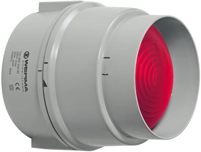 werma Lampe fixe 12-240 V rouge 89010000 (890.100.00)