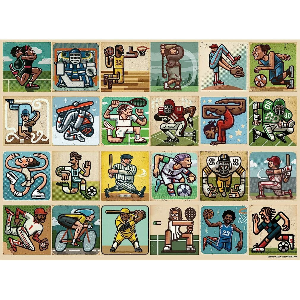 Ravensburger Puzzel Awesome Athletes, 300 stukjes