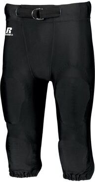 Russell Athletic F2562W Youth Deluxe Game Football Pant in Black size Medium   Triblend