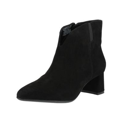 Stiefelette ARA "Ara Stiefelette Veloursleder", Damen, Gr. 38, schwarz, Veloursleder, Schuhe Stiefelette