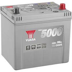 Yuasa Silver High Performance Autobatterie 12 V 65 Ah Poltyp: T1 YBX5005