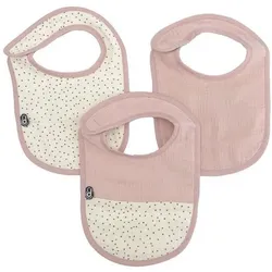 Domiva, Lätzchen, Lätzchen Rosa Baumwolle 3 Stücke (3 Stück) (0 Monate)