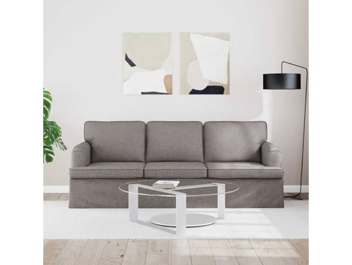KTHLBRH Sofa taupe 201 x 80 x 85 cm Stoff Modernes Design, modulare Struktur, ergonomische Sitzfläche, atmungsaktives Material