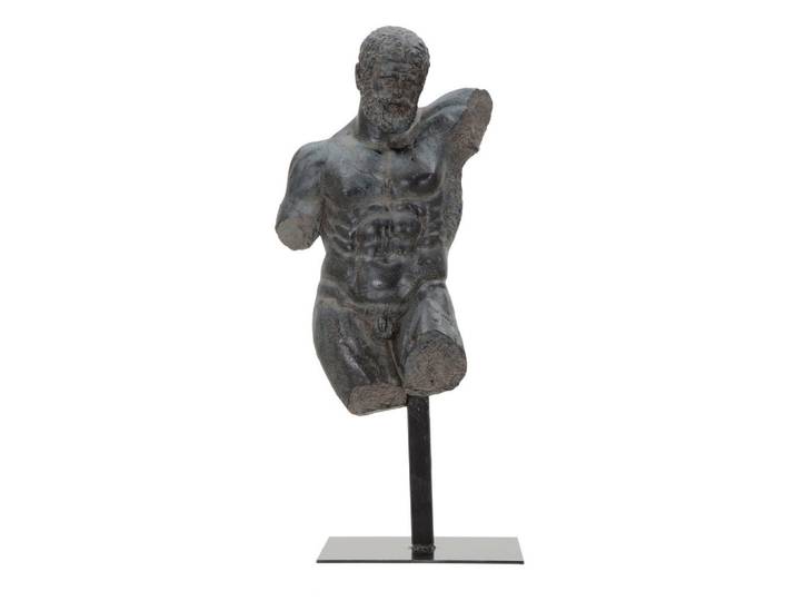 Mauro Ferretti Skulptur, Schwarz, Metall, Kunststoff, 26x57x22 cm, Dekoration, Dekofiguren & Skulpturen, Skulpturen