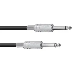 OMNITRONIC Klinkenkabel 6,3 mono 3m sw