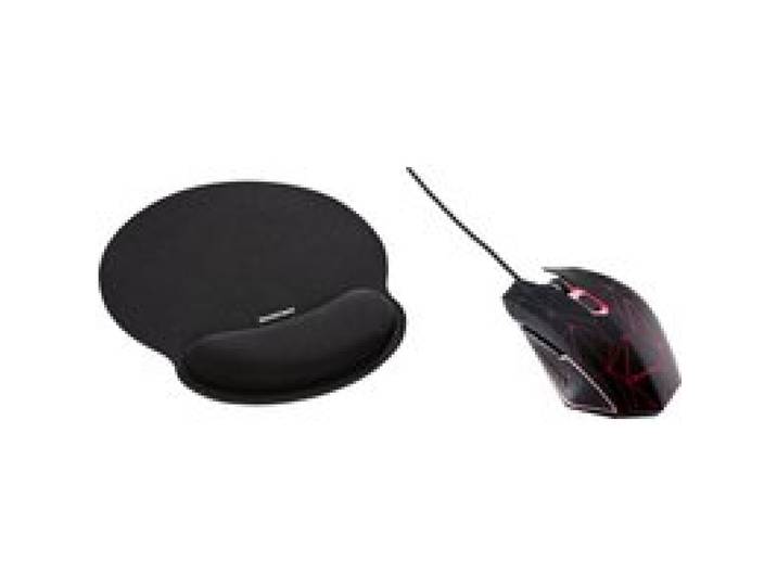 SILVERCREST® Tapis de souris ergonomique / Souris de jeu filaire