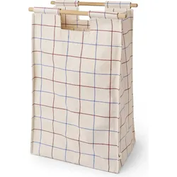 ReCollector BagUp Wäschekorb, blau-rot