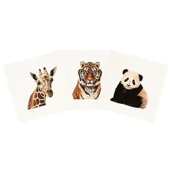 Canvas-Coupon "Zootiere", natur