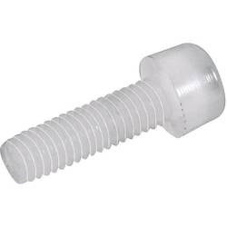 TOOLCRAFT 830280 Zylinderschrauben M3 15 mm Innensechskant DIN 912 Kunststoff, Polyamid 10 St.